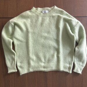 MSCH - Moss Copenhagen classic knit pullover in Pale Green